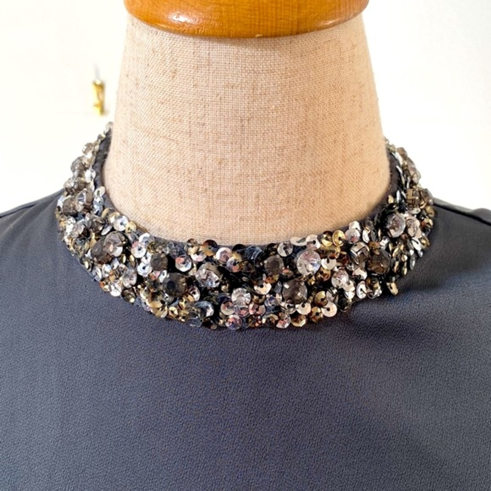 NWOT! Ann Taylor Jeweled Top - Picture 6 of 8